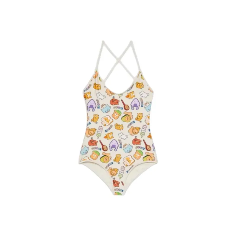 GUCCI One piece Swimsuit Women's Beige-0