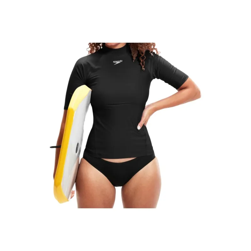Speedo Rash Classics Two-Piece Swimsuits Women's Black-0