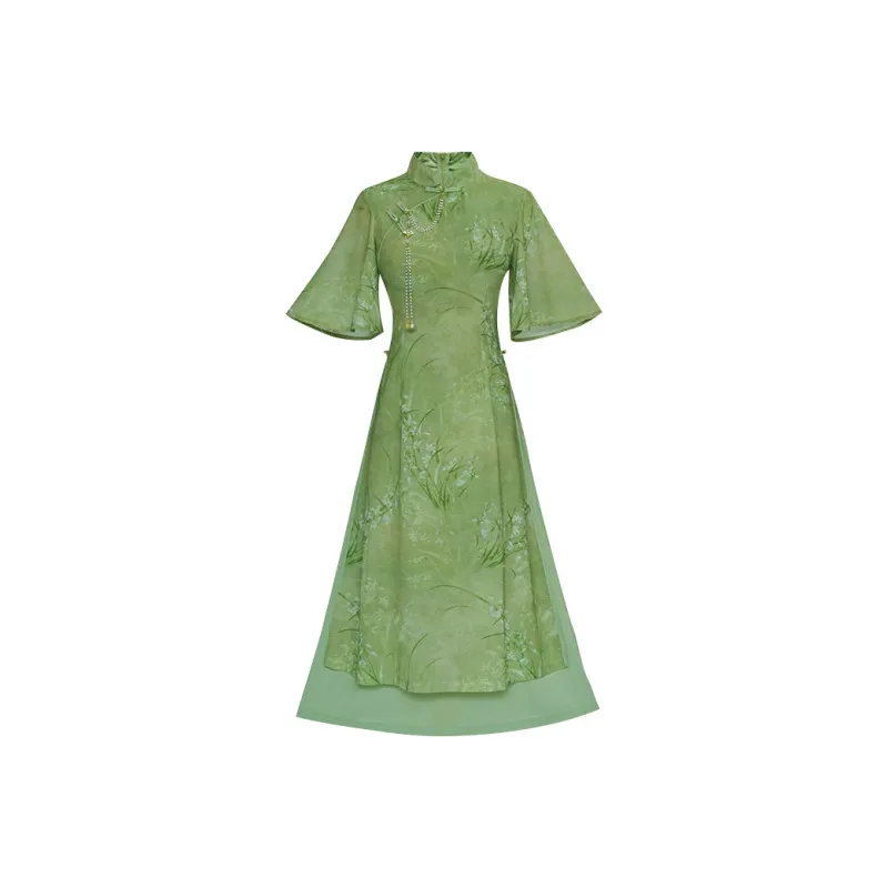 SONDR Cheongsams Women's Green-0