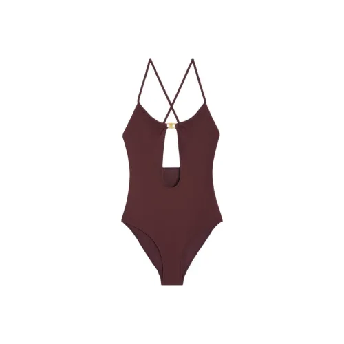 CELINE Triomphe Cross Back Swimsuit
