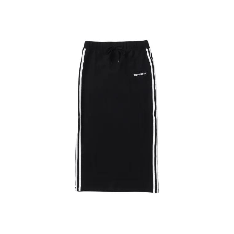 Converse Casual Long Skirts Women's Black-0