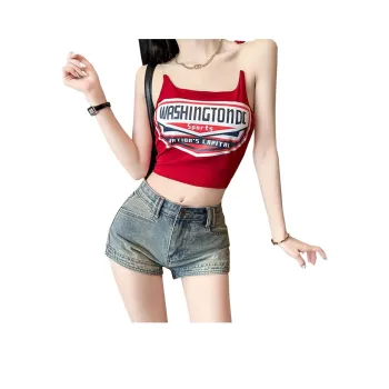 Concubine Zhu Denim Shorts Women's Vintage Blue