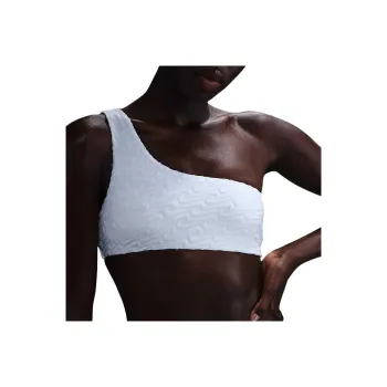 Nike Swim Swoosh Link Women's Terry Asymmetrical Bikini Top