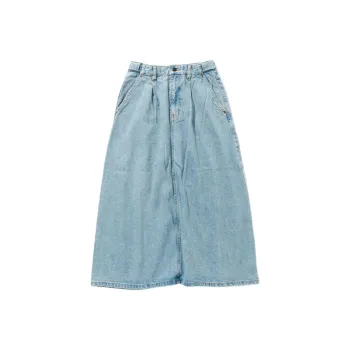 L.L.Bean Casual Long Skirts Women's Light Blue