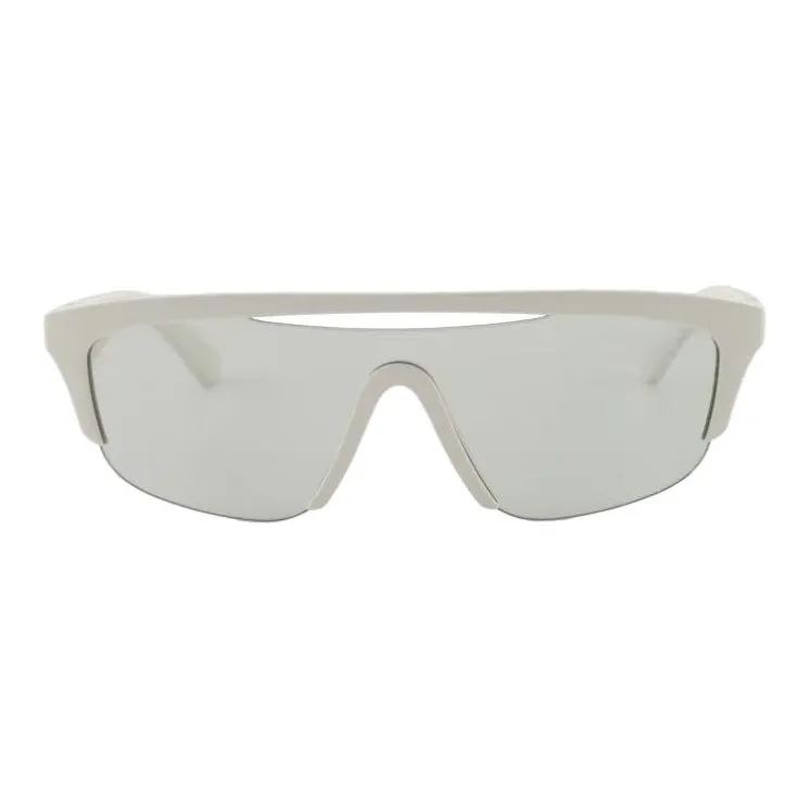 Burberry Plate Frame Irregular Shape Sunglasses Unisex Gray-1