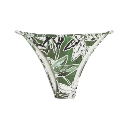 H&M Swimming Shorts Women's Green Floral