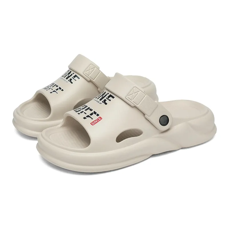 Le Drag Reversible Slippers White-9