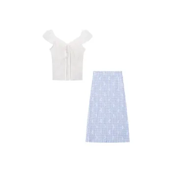 PLANE DRIFT Two Piece Skirt Sets Women's