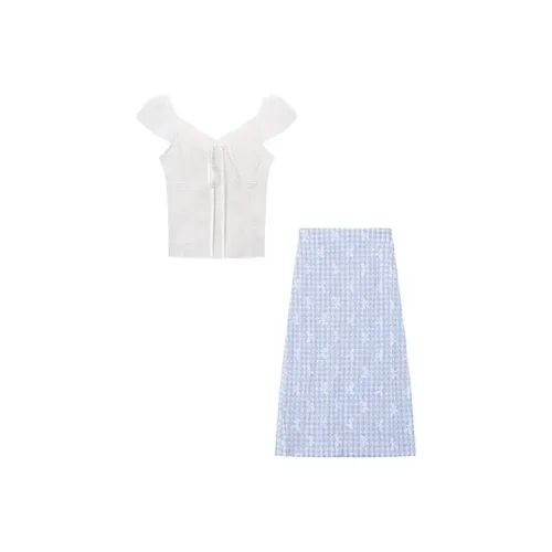 PLANE DRIFT Two Piece Skirt Sets Women's