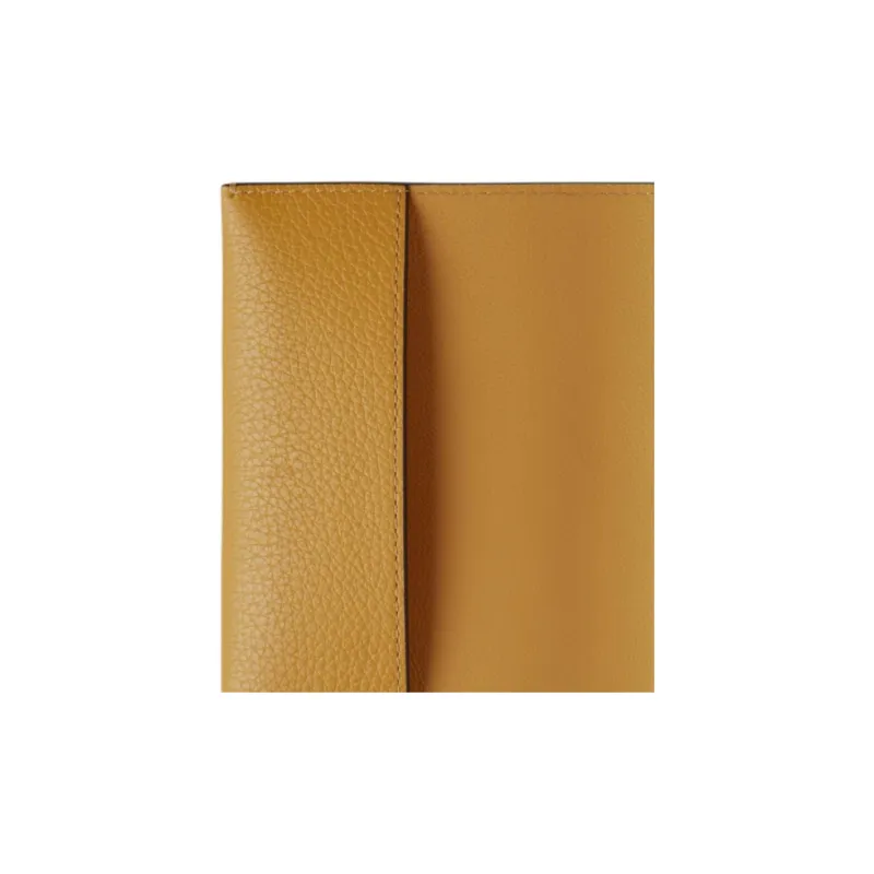 Mulberry Cow Leather Passport Holder Women's Deep Amber-2