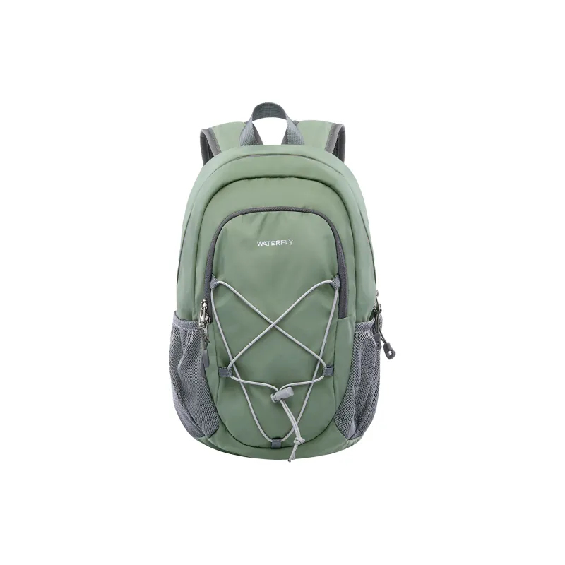 WATERFLY Nylon Fabric Backpack Medium Size Unisex Multicolor-5
