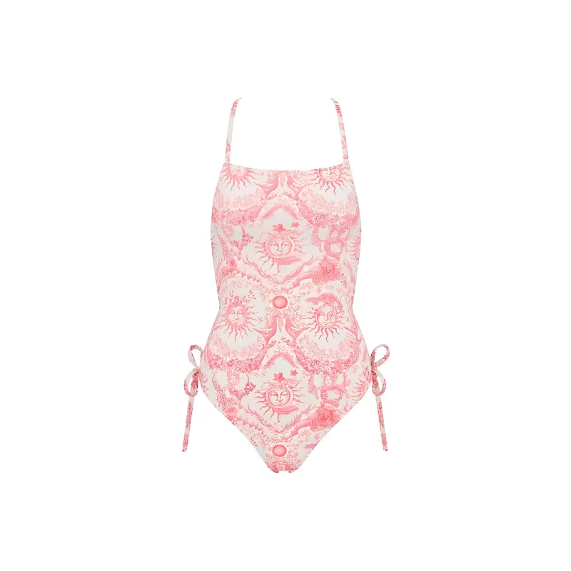 DIOR One-piece Swimsuit Women's Pink-0