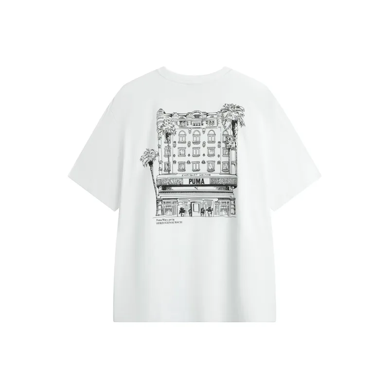 PUMA Camiseta Relajada Para Hombre Hotel Graphics-0