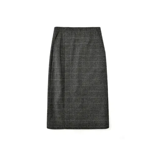 SINBOS Casual Long Skirt Women's Dove Gray