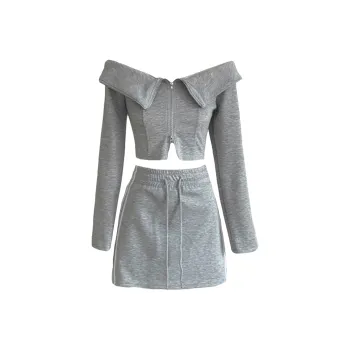 Incolore Skirt Set Women's Gray