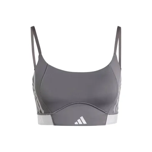 Adidas HYPERGLAM BRALETTE Sports Underwear Women's Gray