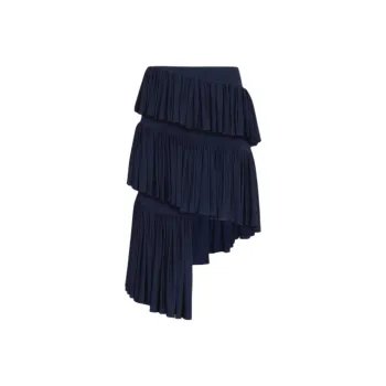 Alaia Spiral Jersey Mini Skirt