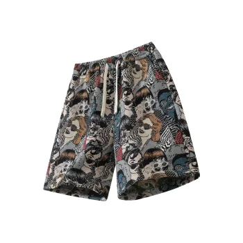 Mulinsen Casual Shorts Unisex Embroidered Person