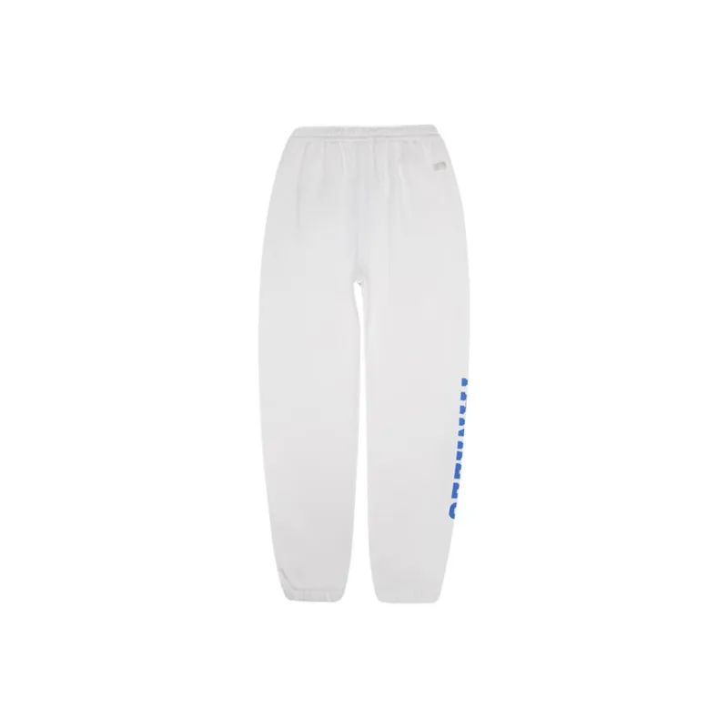 MLB New York Yankees Knitted Sweatpants Unisex New York Yankees Cream-1