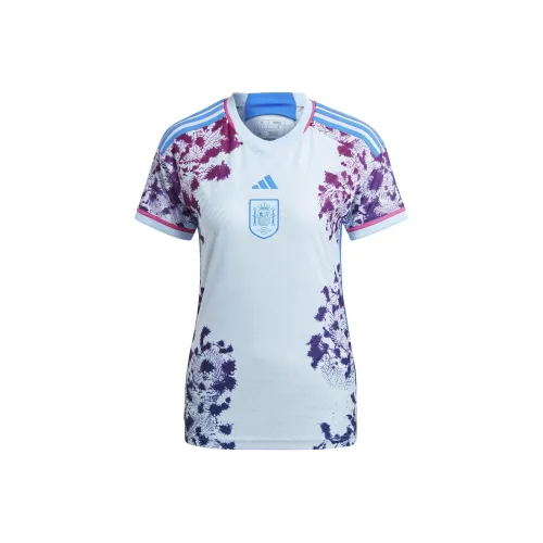 Adidas Spain Soccer Jerseys Women's Radiant Blue