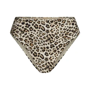 Skims Swimsuit Collection Swimming Shorts Women's CHAMPAGNE LEOPARD PRINT/Champagne Leopard Print