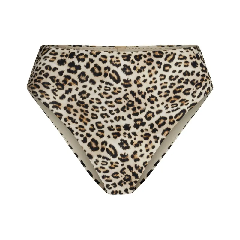 Skims Swimsuit Collection Swimming Shorts Women's CHAMPAGNE LEOPARD PRINT/Champagne Leopard Print-0