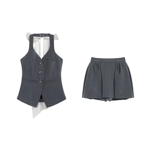 PLANE DRIFT Skirt Set Women's Gray