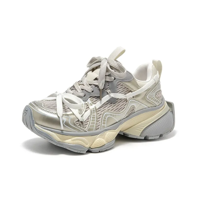Beau Today Shock Absorbers With Slip Resistant And Abrasion Resistant Properties Low Top Chunky Sneakers Women's-17