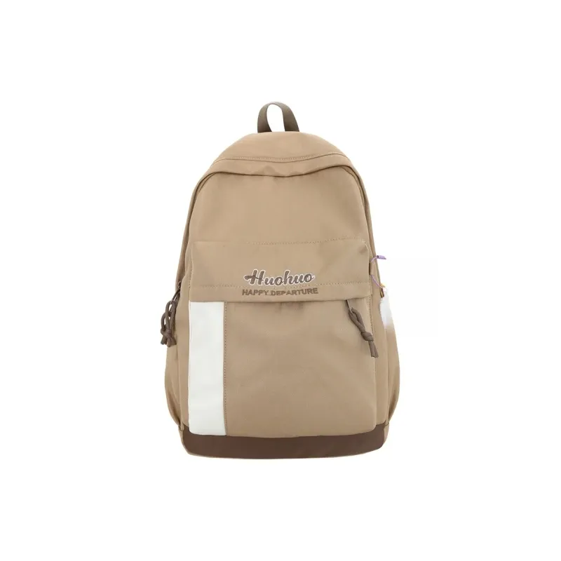 AIBAG Nylon Backpack Unisex White/Black/Purple/Khaki/Blue-20