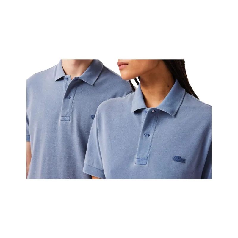 LACOSTE Logo patch Organic Cotton Polo Shirt-4