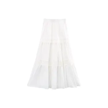 A Paradise For Awakening Casual Long Skirt Women's White