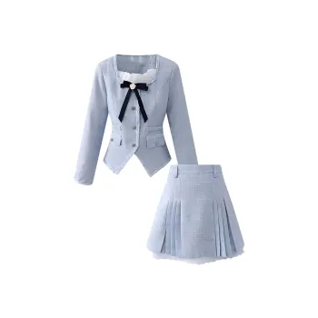ABCMININ Skirt Set Women's Blue