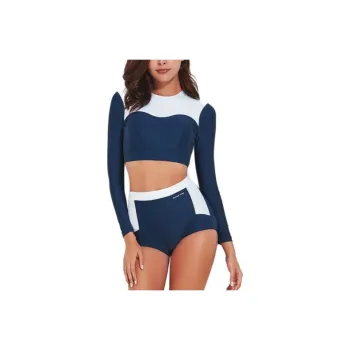 Watertime Split Swimsuit Women's Blue White