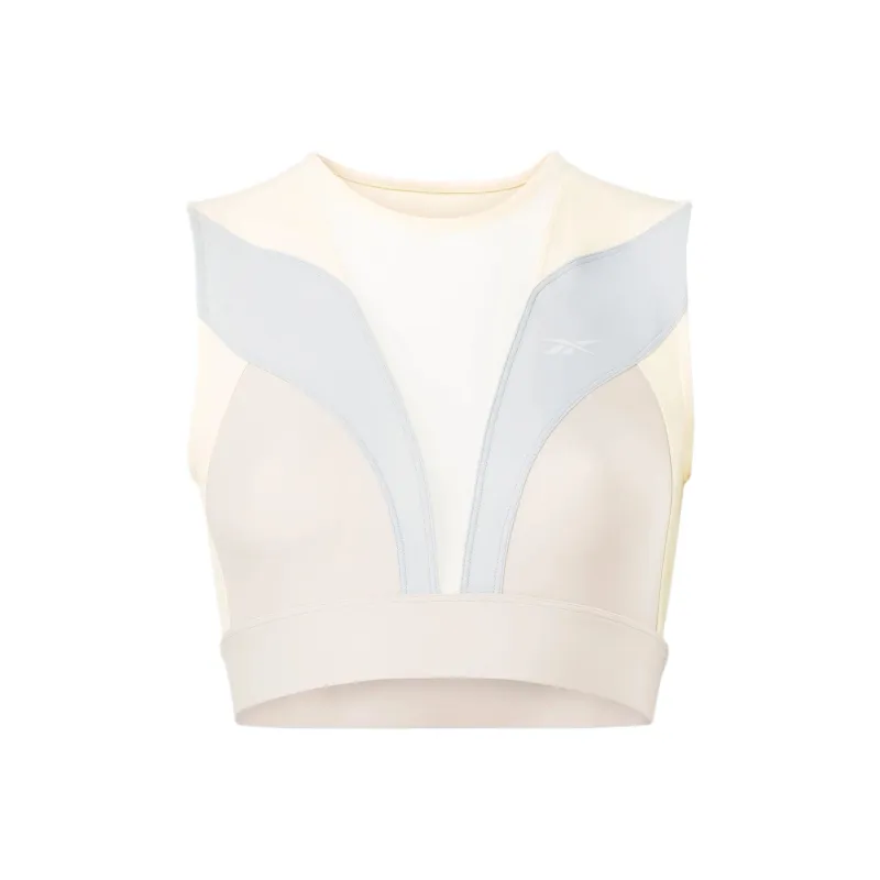 Reebok Women's Crop Tops Sport Vests Women's Light Gray-0