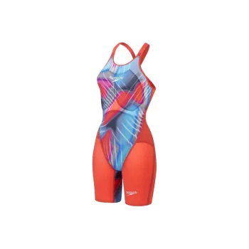 Speedo Fastskin LZR Pure Valor 2.0 Closedback Kneeskin One-piece Swimsuit Women's Red