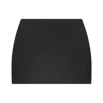 Khy FW24 DROP 010 Satin Ultra Mini Swim Skirt Swim Dresses & Skirts Women's Black