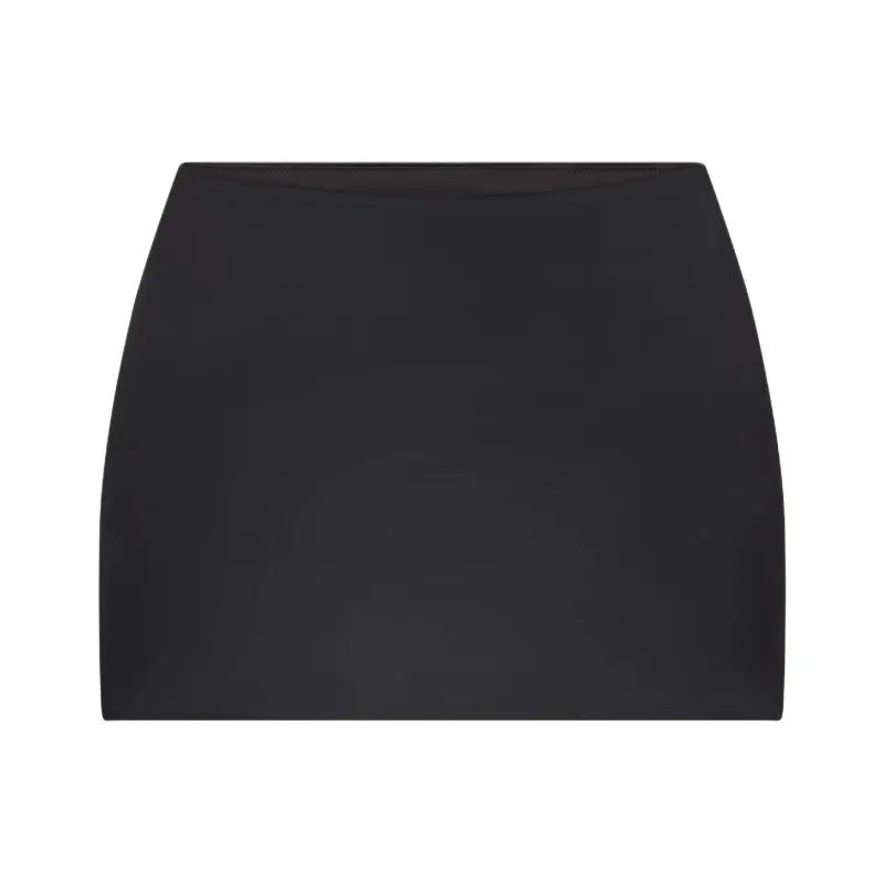 Khy FW24 DROP 010 Satin Ultra Mini Swim Skirt Swim Dresses & Skirts Women's Black-0