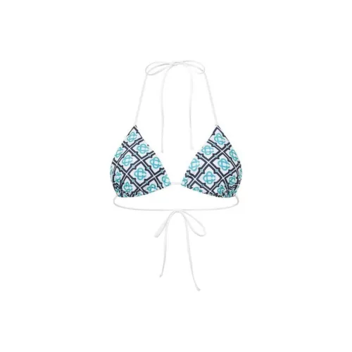 CASABLANCA Monogram Bikini Top 'Multicolor'
