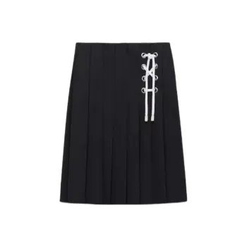 PRADA SS25 Casual Long Skirts Women's Blue