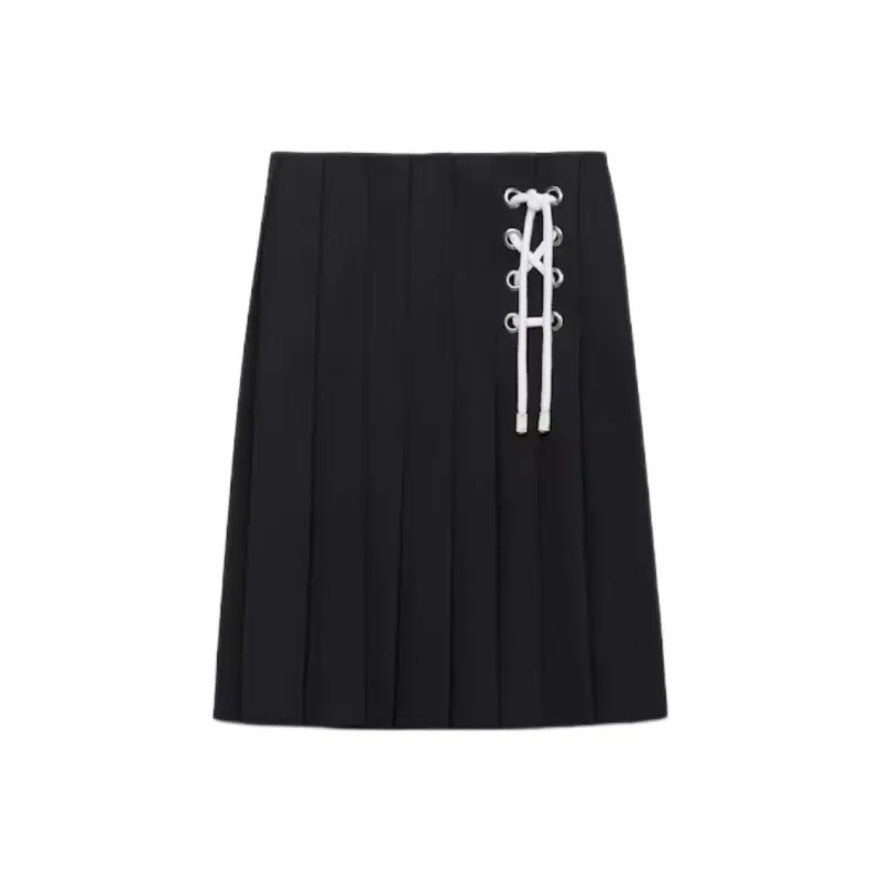 PRADA SS25 Casual Long Skirts Women's Blue-0