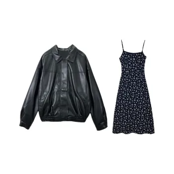 COVER TIME Skirt Set Women's Black