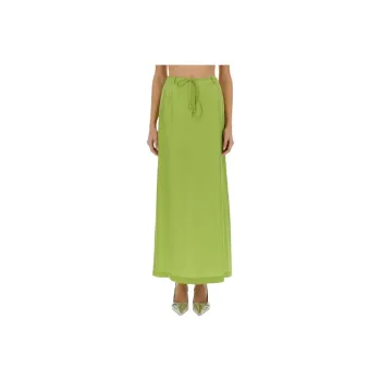 Alysi Slit Detailed Drawstring Maxi Skirt