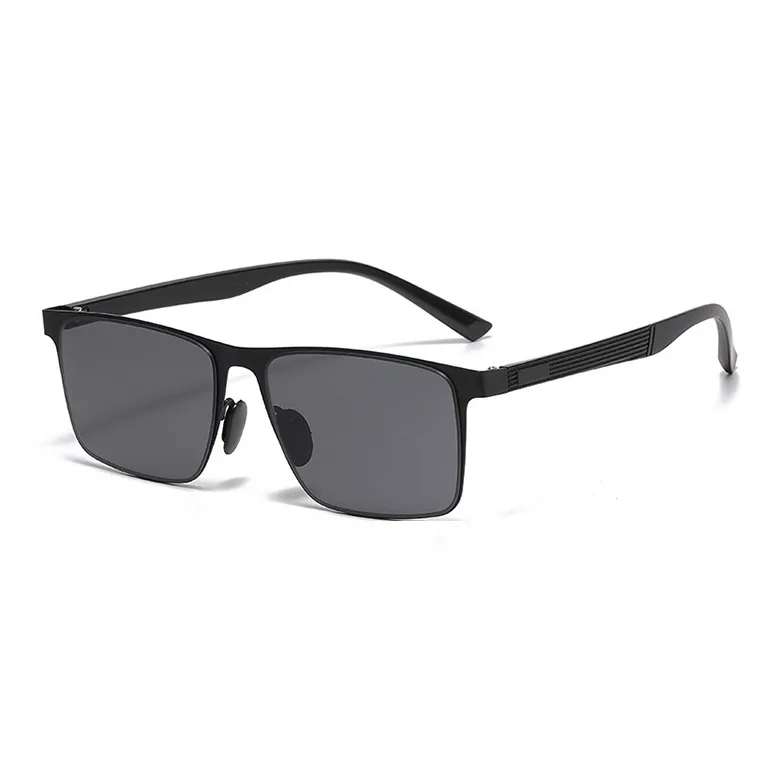 YUZHAOLIN Metal Square Sunglasses Unisex-0