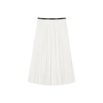 LACOSTE Plissé Midi Skirt