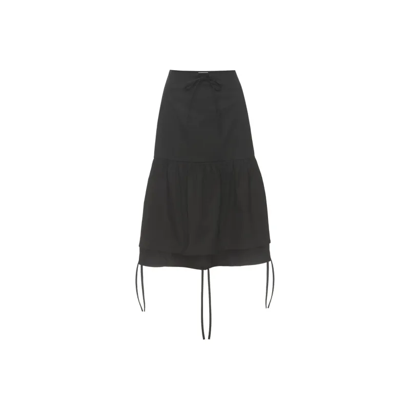 Miaou MARIANA SKIRT Casual Long Skirts Women's Pitch Black-0