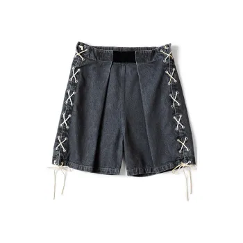 Kapital Denim Shorts Women's Black
