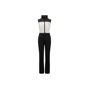 Moncler Logo Detailed Zip Up Ski Suit