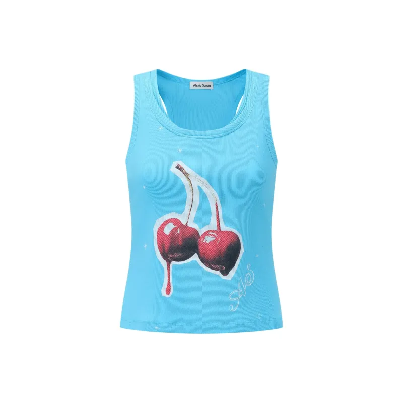 Alexia Sandra Tank Tops Women's Blue-0