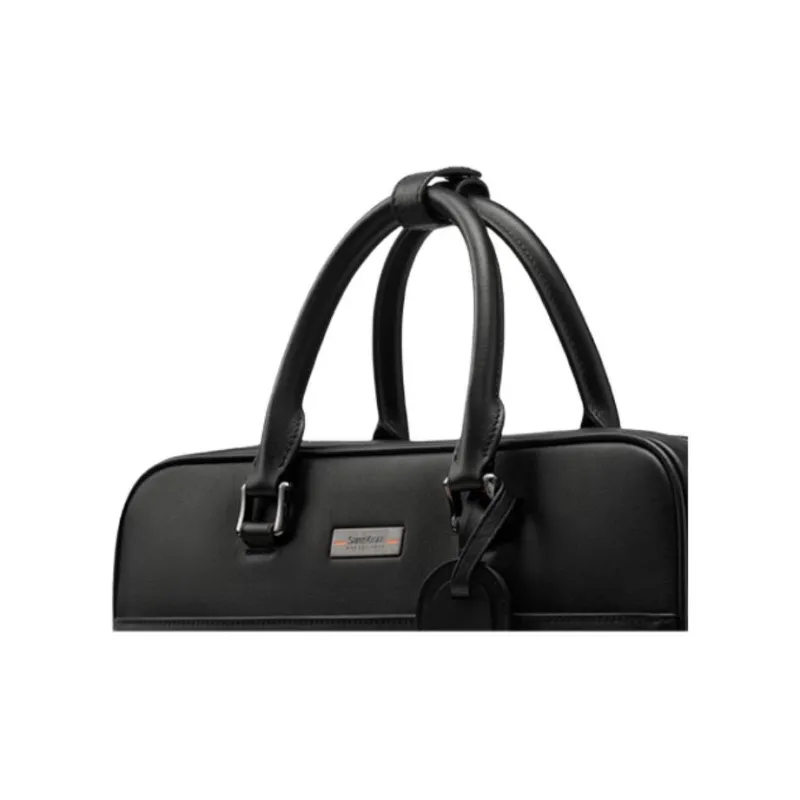 SAMSONITE LEGENDA Cow Leather Briefcase Medium Size Men's Black-6