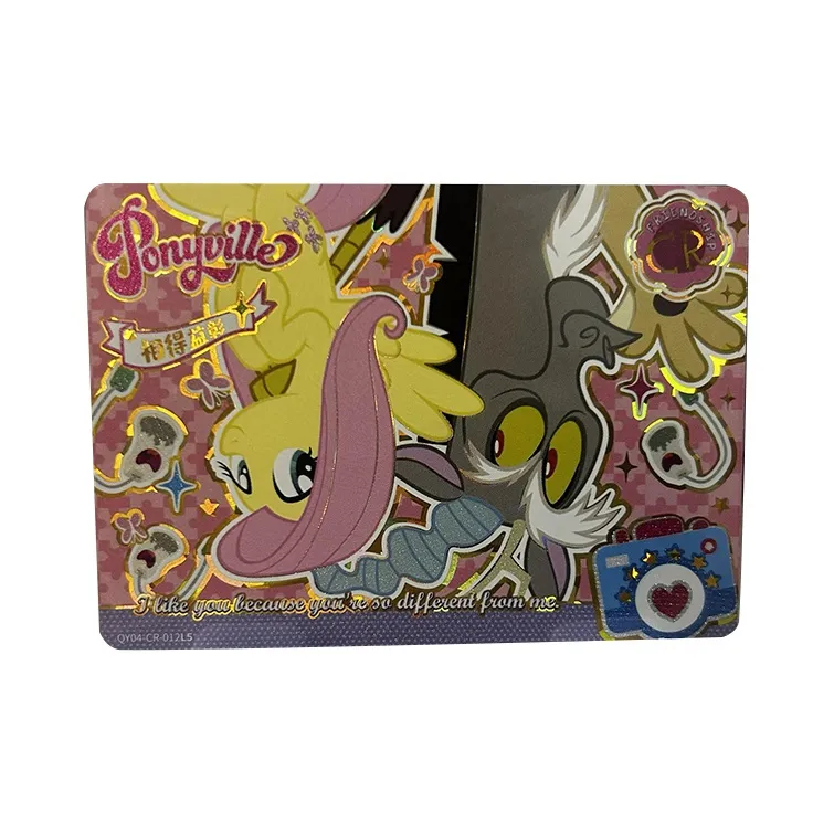 KAYOU Fun Shadow Four Piece Black Back CR Pinkie Pie Fluttershy Rarity Purple Joy Yuyi IP/Anime Cards 1 Pc-16